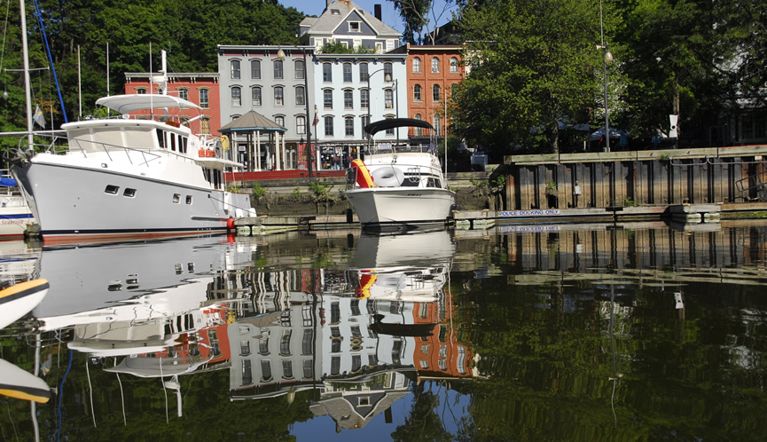 "Boats on the Rondout Creek", Anita Defina Hadley 