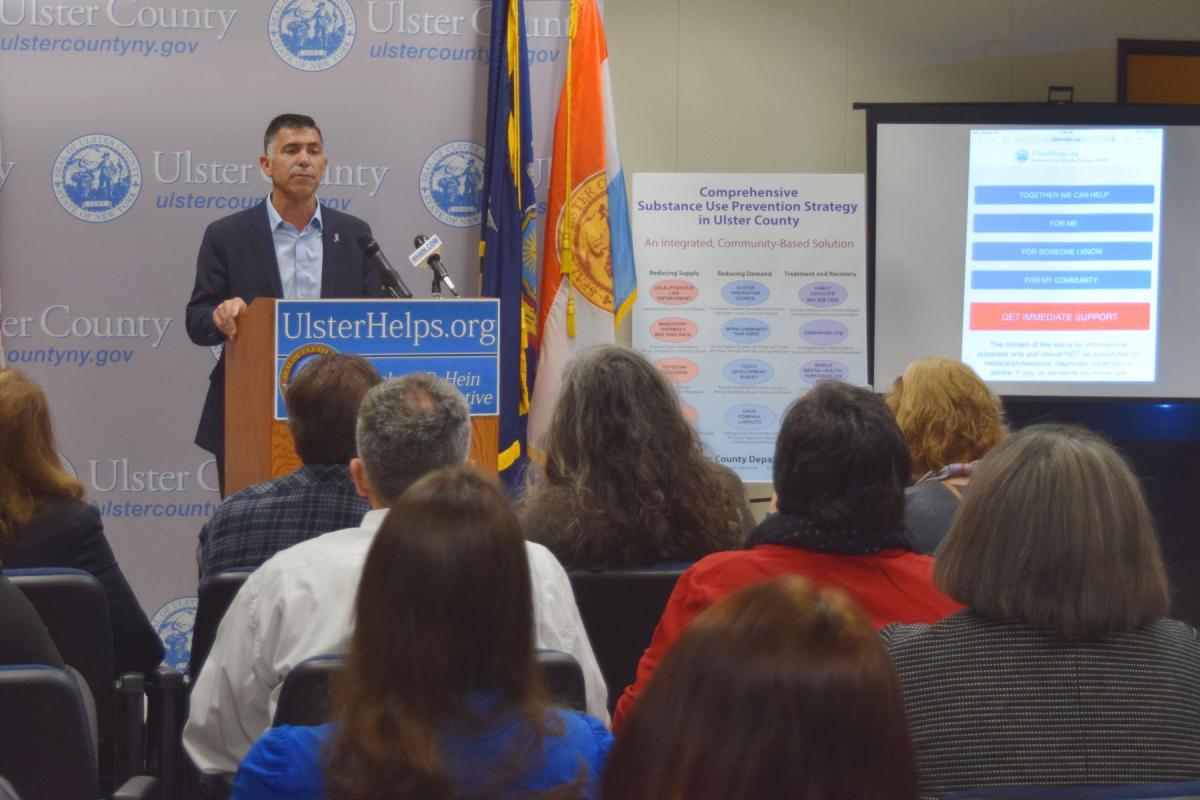 County Executive Mike Hein Introduces New Initiatives In Comprehensive