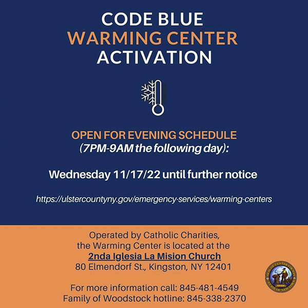 warming center info
